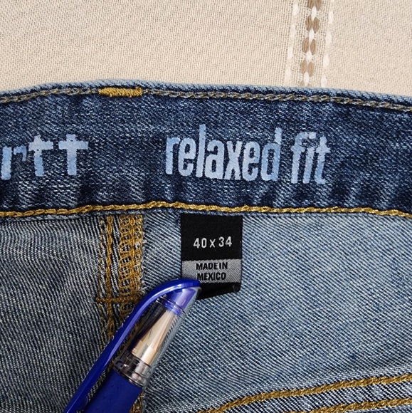 Carhartt mens jeans size 40 x 32 relaxed fix straight leg - Picture 11 of 11